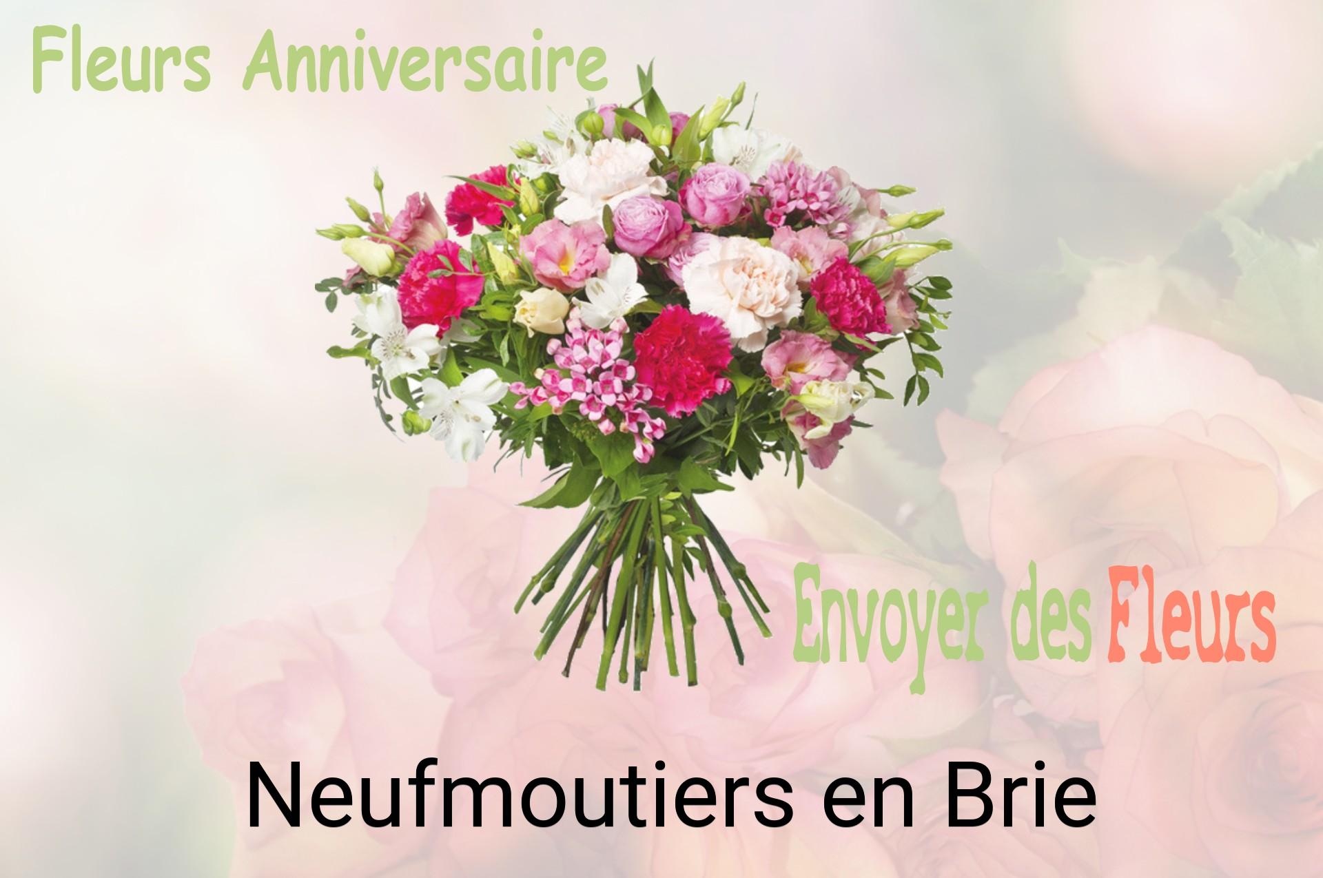 Bouquet de fleurs d’anniversaire livré à Neufmoutiers-en-Brie
