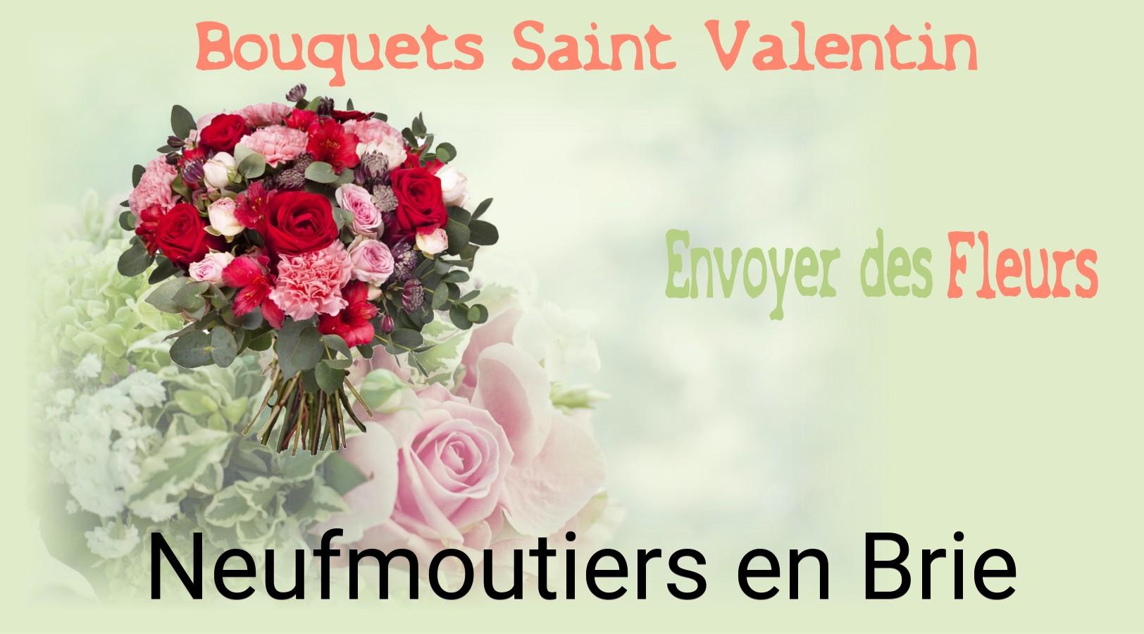Roses de Saint-Valentin livrées à Neufmoutiers-en-Brie